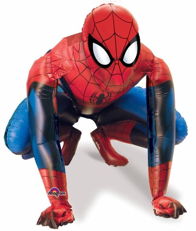 Foil Balloon - Airwalker - Spiderman - 36&quot;x36&quot;