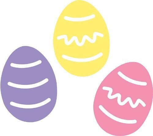 Cutouts-Easter Eggs-3pkg-12&quot;