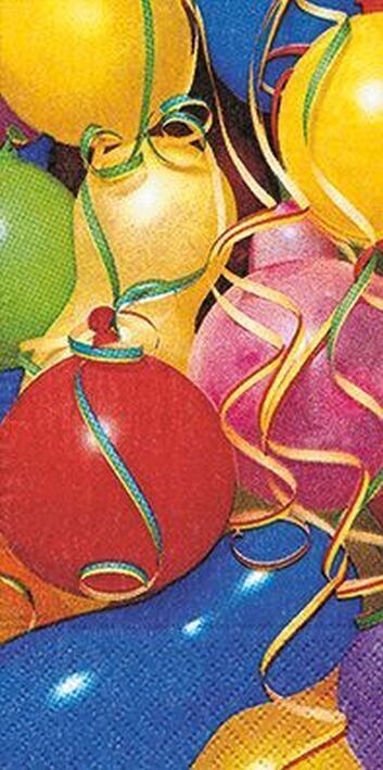 Napkins-Buffet-Colorful Balloons-16pkg-3ply