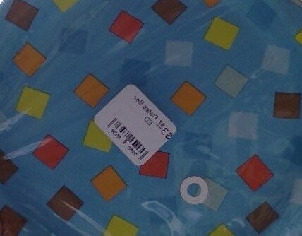 Plates BEV-Circles &amp; Squares-8pkg-Paper (Discontinued/Final Sale)