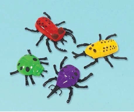 Party Favors-Wall Crawling Bugs-Plastic-8pk