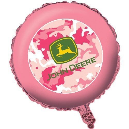 Foil Balloon - Pink John Deere - 18&quot;