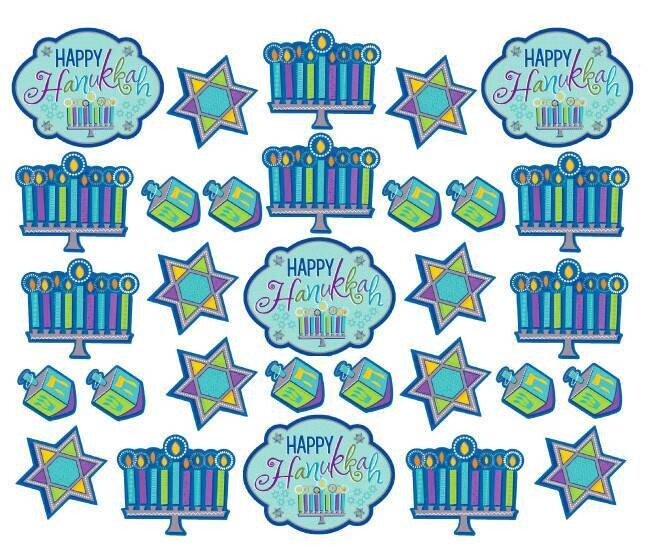 Cutouts-Hanukkah-Value/30pkg-Paper