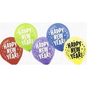 Balloons-Latex-Jewel Tone-New Year-15pk