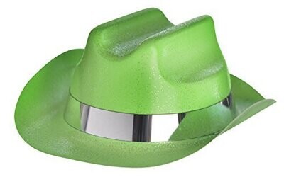 Hat-Mini-Cowboy-Glitter-Green-Plastic