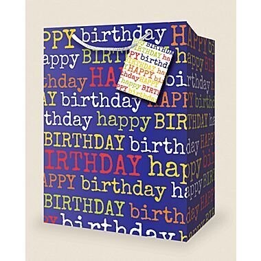 Mini Gift Bag-Happy Birthday-1pkg-5&quot;x4.5&quot;x2.5&quot;