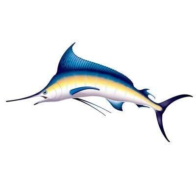 Party Prop-Plastic-Marlin-1pkg-6.5ft