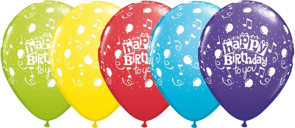 Latex Balloon-Happy Birthday to You Assortment-1pkg-11&quot;