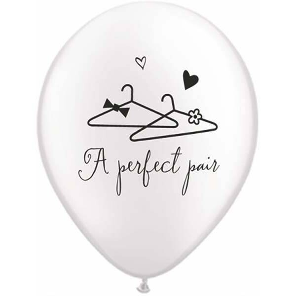 Latex Balloon-A Perfect Pair Pearl White-1pkg-11&quot;