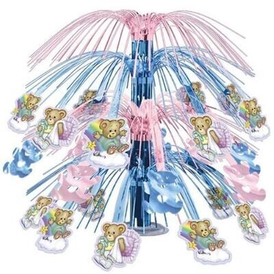 Centerpiece-Metallic Cascade-Cuddle Time Baby Shower-1pkg-18&quot;