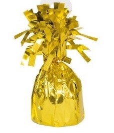 Balloon Weight-Foil-Gold-1pkg-4.5&quot;x2.25&quot;