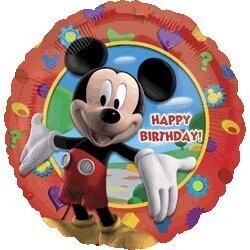 Foil Balloon - Mickey Mouse Happy Birthday - 18&quot;