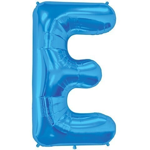 Foil Balloon - Blue E - 34&#39;&#39;