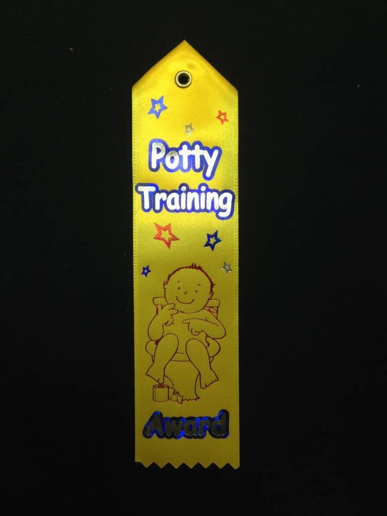 Award Ribbon-Potty Training- 8.25&#39;&#39;