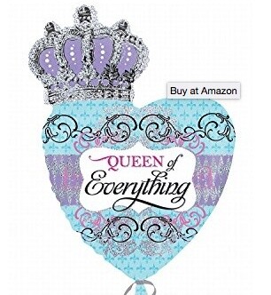 Foil Balloon - Queen of Everything - 30&quot;x21&quot;