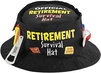 Hat-Official Retirement Survival-Fabric