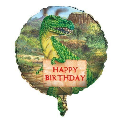 Foil Balloon - Diggin for Dinos Happy Birthday - 18&quot;