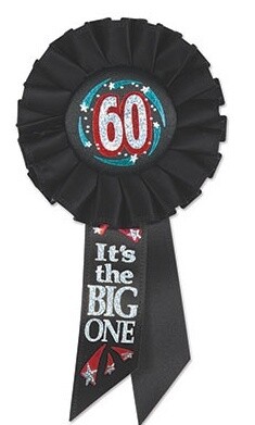 Award Ribbon-60 It&#39;s the Big One-1pkg-6.5&quot;