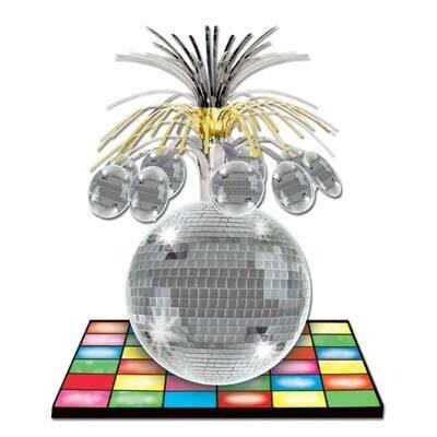 Centerpiece-Cascade-70&#39;s Disco Ball-1pkg-13&quot;