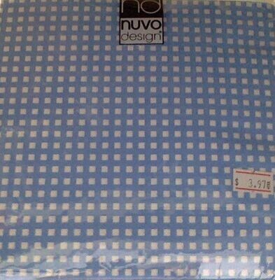 Napkins-LN-Checkered Blue &amp; White-20pkg-3ply(Discountinued/Final Sale)