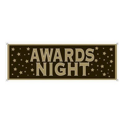 Sign Banner-Plastic-Awards Night-1pkg-5ftx21&#39;&#39;