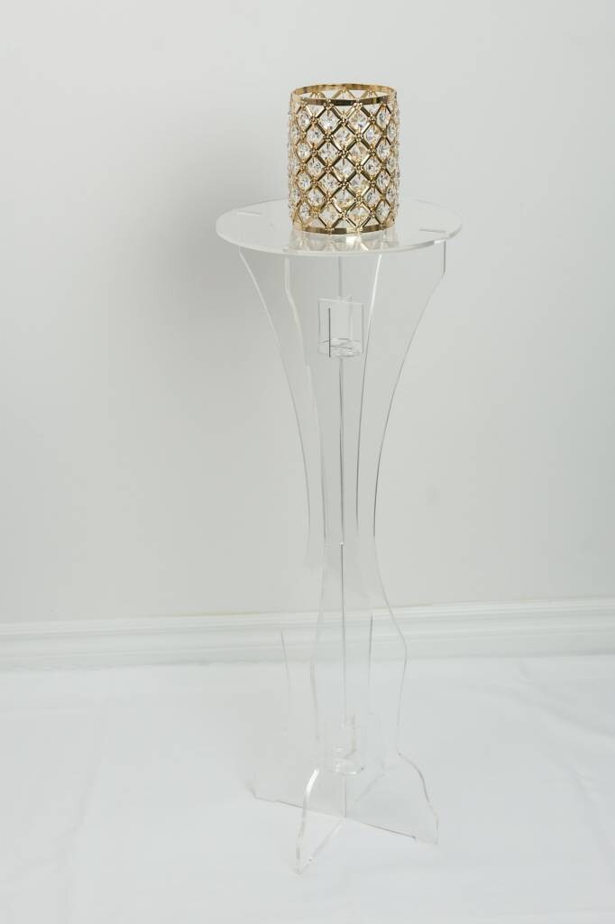 Rental-Clear Acrylic Leg Pedestal-1Day