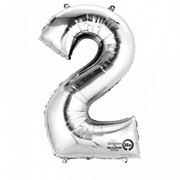 Foil Balloon - Silver - #2 - 22&quot;x33&quot;