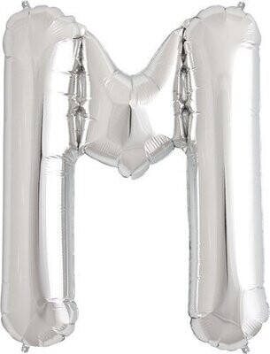 Foil Balloon - Silver - M - 34&#39;&#39;