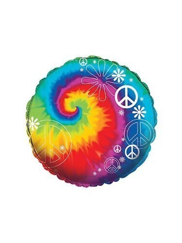 Foil Balloon - Tie Dye Fun - 18&quot;