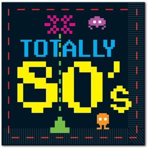 Napkins-LN-Totally 80&#39;s-16pk-2ply- Discontinued
