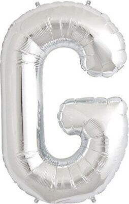 Foil Balloon - Silver - G - 34'' Foil Balloon - Silver - G - 34''