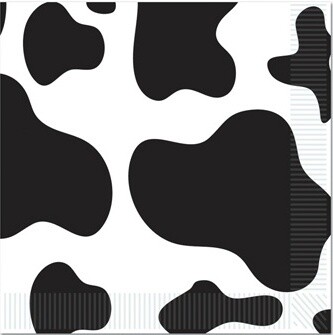 Napkins-LN-Cow Print-16pkg-2ply