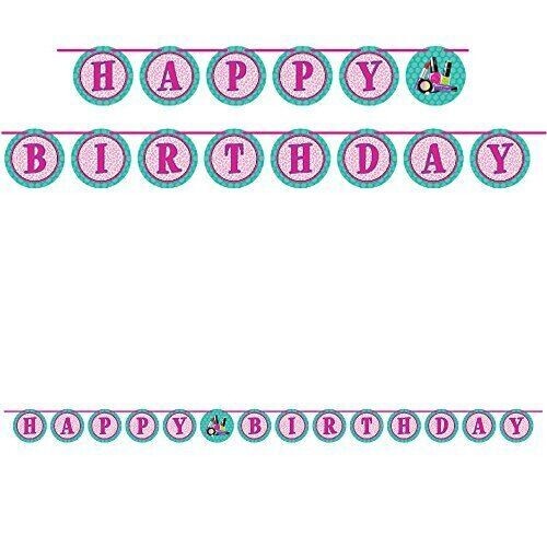 Banner-Sparkle Spa Party 13th HBD-10ftx6in