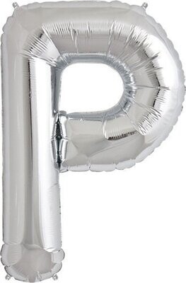 Foil Balloon - Silver - P - 34&#39;&#39;