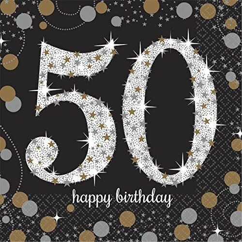 Beverage Napkins-Sparkling Celebration 50