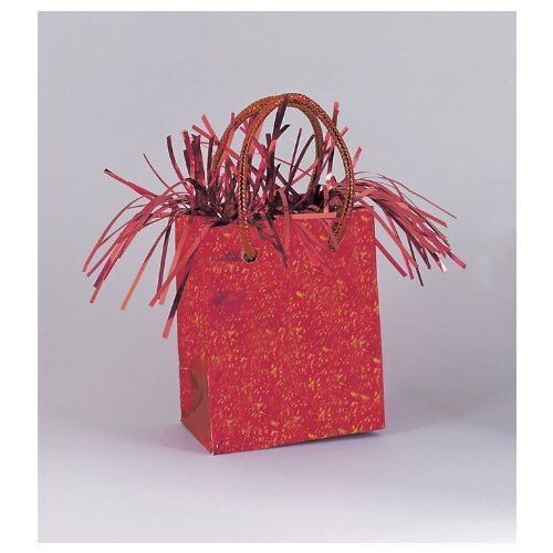 Balloon Bag Weight-Red-1pkg-3&quot;x2.5&quot;