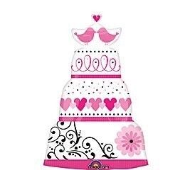 Foil Balloon-Supershape-Sweet Wedding Cake