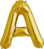 Foil Balloon-Supershape-Letter &quot;A&quot;-Gold