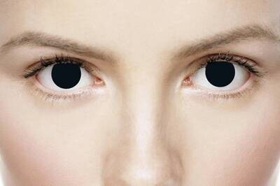 Theatrical Contact Lens-Black Out-1pkg