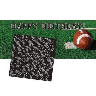 Giant Banner-Plastic-Customizable-Football-1pkg-20&quot;x60&quot;