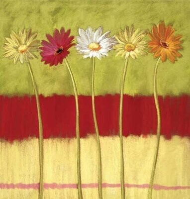 Tablecover-Rectangle-Gerbera Garden-Plastic (Discontinued)