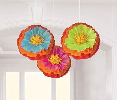 Danglers-Luau-Flower Fluffy-16&#39;&#39;-3pk