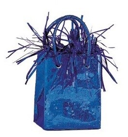 Balloon Bag Weight-Royal Blue-1pkg-3&quot;x2.5&quot;
