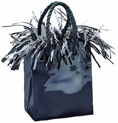 Balloon Bag Weight-Black-1pkg-3&quot;x2.5&quot;