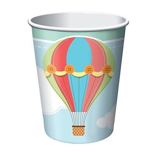 Cups-Up, Up &amp; Away-Paper-9oz-8pk- Final Sale