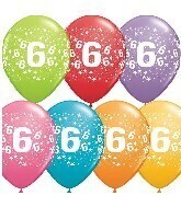 Latex Balloon-#6 Stars Assortment-1pkg-11&quot;