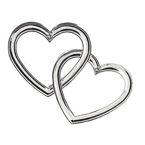 Cake Decoration-Double Heart-12pk(4&#39;&#39; x 3.5&#39;&#39;)