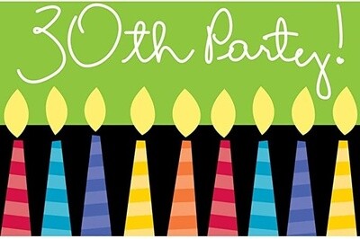 Invitations- 30th Birthday