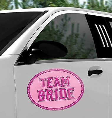 Car Magnet-Team Bride-12&#39;&#39;