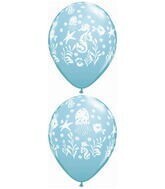 Latex Balloon-Under the Sea Caribbean Blue-1pkg-11&quot;